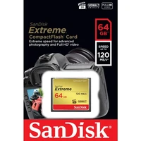 Memorijska kartica 64 GB, SANDISK CompactFlash Extreme, UDMA7 (SDCFXSB-064G-G46)