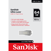 USB stick 64 GB, SANDISK Ultra Luxe, USB 3.1 (SDCZ74-064G-G46)