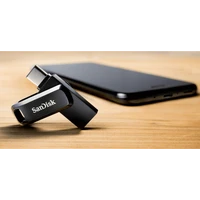 USB stick 32 GB, SANDISK Ultra Dual Drive Go, USB Type-C, USB 3.1/3.0, do 150 MB/s, crni (SDDDC3-032G-G46)