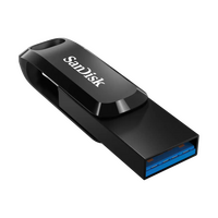 USB stick 128 GB, SANDISK Ultra Dual Drive Go, USB Type-C, USB 3.1/3.0, do 150 MB/s, crni (SDDDC3-128G-G46)