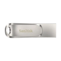 USB stick 64 GB, SANDISK Ultra Dual Drive Luxe, USB Type-C, USB 3.1 Gen 1, 150 MB/s, srebrni (SDDDC4-064G-G46)