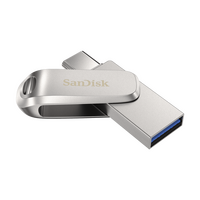 USB stick 1 TB, SANDISK Ultra Dual Drive Luxe, USB Type-C, USB 3.1 Gen 1, 150 MB/s, srebrni (SDDDC4-1T00-G46)