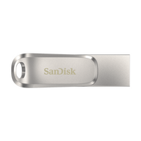 USB stick 1 TB, SANDISK Ultra Dual Drive Luxe, USB Type-C, USB 3.1 Gen 1, 150 MB/s, srebrni (SDDDC4-1T00-G46)