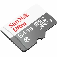 Memorijska kartica 64 GB, SANDISK Ultra, microSDXC UHS-I, 100 MB/s, C10 (SDSQUNR-064G-GN3MN)
