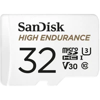 Memorijska kartica 32 GB, SANDISK High Endurance, microSDHC + SD adapter, Full HD/4K, do 100/40 MB/s, C10, U3, V30 (SDSQQNR-032G-GN6IA)