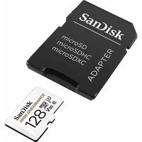 Memorijska kartica 128 GB, SANDISK High Endurance, microSDHC + SD adapter, Full HD/4K, do 100/40 MB/s, C10, U3, V30 (SDSQQNR-128G-GN6IA)
