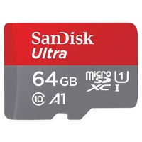 Memorijska kartica 64 GB, SANDISK Ultra, microSDXC UHS-I + SD adapter, 140 MB/s, A1, C10 (SDSQUAB-064G-GN6MA)