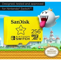 Memorijska kartica 256 GB, SANDISK microSDXC za Nintendo Switch, UHS-I, U3, C10, A1, do 100/60 MB/s (SDSQXAO-256G-GNCZN)