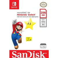Memorijska kartica 256 GB, SANDISK microSDXC za Nintendo Switch, UHS-I, U3, C10, A1, do 100/60 MB/s (SDSQXAO-256G-GNCZN)