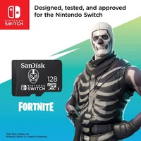 Memorijska kartica 128 GB, SANDISK Nintendo, microSDXC Fortnite Edition Skull Trooper (SDSQXAO-128G-GN6ZG)
