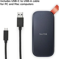 Eksterni SSD disk 2 TB, SANDISK Portable, USB-C, USB 3.2 Gen 2, 800 MB/s (SDSSDE30-2T00-G26)