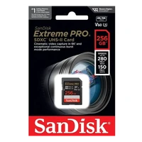 Memorijska kartica 256 GB, SANDISK Extreme PRO, SD UHS-II, C10, V60, 280/150 MB/s (SDSDXEP-256G-GN4IN)