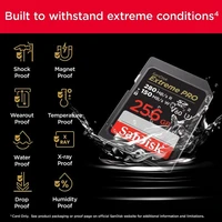 Memorijska kartica 256 GB, SANDISK Extreme PRO, SD UHS-II, C10, V60, 280/150 MB/s (SDSDXEP-256G-GN4IN)
