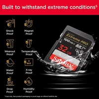 Memorijska kartica 32 GB, SANDISK Extreme PRO, SDHC UHS-I, C10, U3, V30, do 100/90 MB/s + 2 god. RescuePRO Deluxe (SDSDXXO-032G-GN4IN)