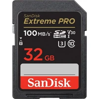 Memorijska kartica 32 GB, SANDISK Extreme PRO, SDHC UHS-I, C10, U3, V30, do 100/90 MB/s + 2 god. RescuePRO Deluxe (SDSDXXO-032G-GN4IN)