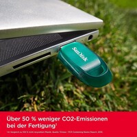 USB stick 256 GB, SANDISK Ultra Eco, USB 3.2 Gen 1, do 100 MB/s (SDCZ96-256G-G46)