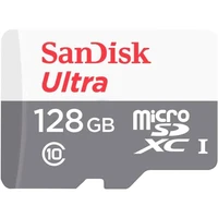 Memorijska kartica 128 GB, SANDISK Ultra, microSDXC UHS-I, 100 MB/s, C10 (SDSQUNR-128G-GN6MN)