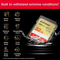 Memorijska kartica 32 GB, SANDISK Extreme PLUS, SDHC UHS-I, C10, U3, V30, do 100/60 MB/s (SDSDXWT-032G-GNCIN)