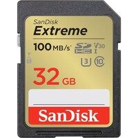 Memorijska kartica 32 GB, SANDISK Extreme PLUS, SDHC UHS-I, C10, U3, V30, do 100/60 MB/s (SDSDXWT-032G-GNCIN)