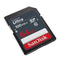 Memorijska kartica 64 GB, SANDISK Ultra, SDXC, 100 MB/s (SDSDUNR-064G-GN3IN)
