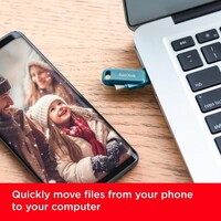 USB stick 128 GB, SANDISK Ultra Dual Drive Go, USB Type-C, 400 MB/s, plavi (SDDDC3-128G-G46NBB)