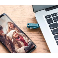 USB stick 64 GB, SANDISK Ultra Dual Drive Go, USB Type-C, 150 MB/s, plavi (SDDDC3-064G-G46NBB)