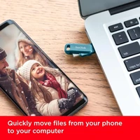 USB stick 64 GB, SANDISK Ultra Dual Drive Go, USB Type-C, 150 MB/s, plavi (SDDDC3-064G-G46NBB)