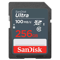 Memorijska kartica 256 GB, SANDISK Ultra, SDXC, 100 MB/s (SDSDUNR-256G-GN3IN)