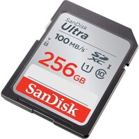 Memorijska kartica 256 GB, SANDISK Ultra, SDXC, 100 MB/s (SDSDUNR-256G-GN3IN)