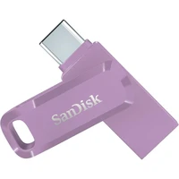 USB stick 256 GB, SANDISK Ultra Dual Drive Go, USB Type-C, 400 MB/s, ljubičasti (SDDDC3-256G-G46L)
