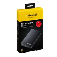 Eksterni tvrdi disk 5 TB, INTENSO Memory Case, 2.5", USB 3.0, crni