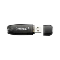 USB stick 16 GB, INTENSO Rainbow Line, USB 2.0, crni