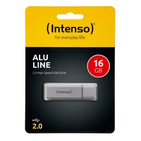 USB stick 16 GB, INTENSO Alu Line, USB 2.0, srebrni