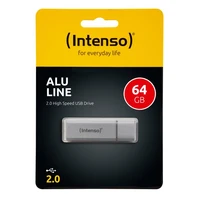 USB stick 64 GB, INTENSO Alu Line, USB 2.0, srebrni