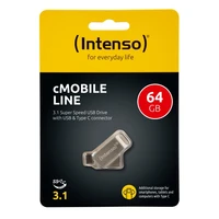 USB stick 64 GB, INTENSO cMobile Line, USB 3.0/USB-C