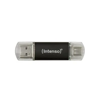 USB stick 32 GB, INTENSO Twist Line, USB 3.2/USB-C, antracit