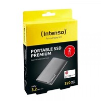 Eksterni SSD disk 2 TB, INTENSO Premium, USB 3.2, sivi
