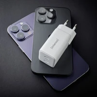 Punjač INTENSO 40W GaN, 2× USB-C, W40CC