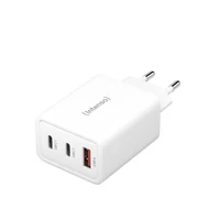 Punjač INTENSO 65W GaN, 2× USB-C i 1× USB-A, W65ACC, bijeli