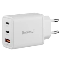 Punjač INTENSO 65W GaN, 2× USB-C i 1× USB-A, W65ACC, bijeli