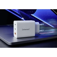 Punjač INTENSO 65W GaN, 2× USB-C i 1× USB-A, W65ACC, bijeli