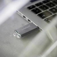 USB stick 256 GB, INTENSO Jet Line, USB 3.2, 70 MB/s, sivi