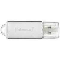 USB stick 256 GB, INTENSO Jet Line, USB 3.2, 70 MB/s, sivi