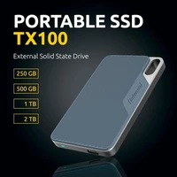 Eksterni SSD disk 1 TB, INTENSO TX100, USB 3.2 Gen1x1, 500 MB/s, plavi