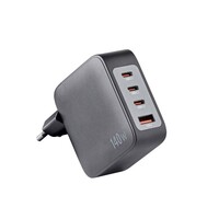 Punjač INTENSO 140W GaN, 3× USB-C i 1× USB-A, + USB-C kabel 200W, 2m