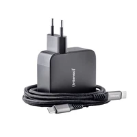 Punjač INTENSO 140W GaN, 3× USB-C i 1× USB-A, + USB-C kabel 200W, 2m