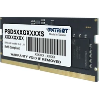 Memorija PATRIOT 16GB, DDR5, 5600MHz, SODIMM, CL46, 1.1V