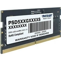 Memorija PATRIOT 16GB, DDR5, 5600MHz, SODIMM, CL46, 1.1V