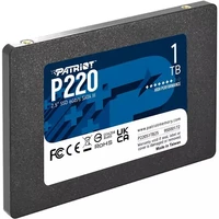 SSD disk 1TB, PATRIOT P220, SATA III, 2.5"