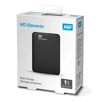 Eksterni tvrdi disk 1 TB, WD Elements, 2.5", USB 3.0 (WDBUZG0010BBK-WESN)